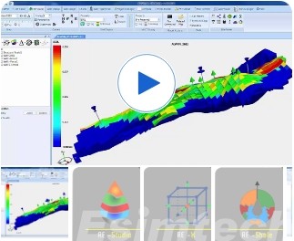 Reservoir Simulation Software Display