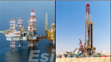 offshore and onshore drilling